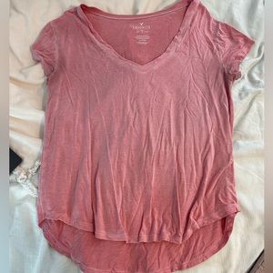 American Eagle Pink T